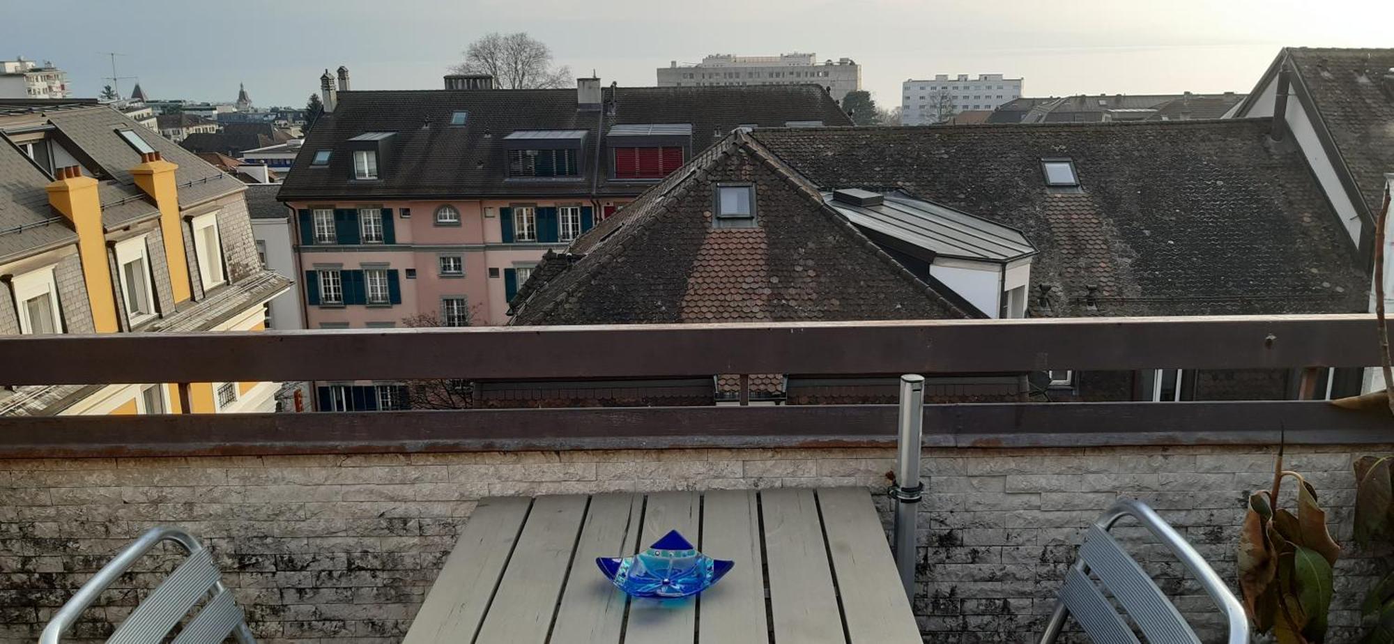 Beauregard Attique Appartement Lausanne Buitenkant foto